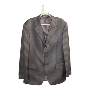 Valentino Gianfranco Italy  Gray Sport Coat with Classic Design 42R